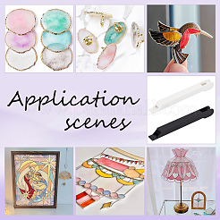 2 шт. 2 стиля пластиковый инструмент для фольгирования меди FIND-GA0004-18