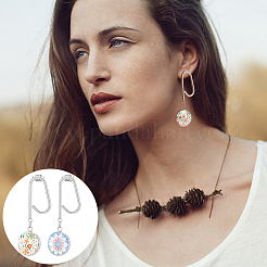 Kits de fabrication de boucles d'oreilles bricolage&nbsp;DIY-UN0008-40P