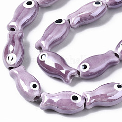 Бусины из фарфора и керамики ручной работы PORC-T006-03F