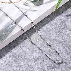 Не тускнеющие ожерелья из нержавеющей стали марки 304 NJEW-JN03169-01