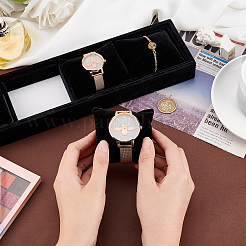 Держатели для часов с бархатным браслетом на 4 слот ODIS-WH0034-04