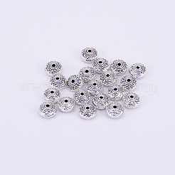 Тибетском стиле сплав Шарики прокладки&nbsp;TIBEB-CJC0001-02AS