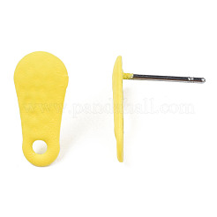 Окрашенные спрей железные серьги&nbsp;IFIN-N008-014D