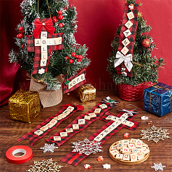 DIY-Bausätze für weihnachtliche Anhänger aus Holz&nbsp;DIY-NB0012-73