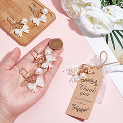 Подвесные украшения из акрилового сплава и жемчуга&nbsp;HJEW-WR0001-21