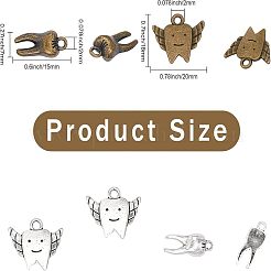 Подвески из сплава 80шт 4 стиля FIND-CA0006-59