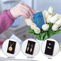 20 шт. прямоугольные подарочные коробки для хранения бумаги с бантом CON-SC0001-17A