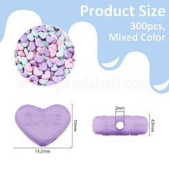 300шт акриловые бусины&nbsp;OACR-DC0001-47