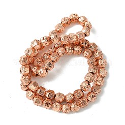 Гальванические бусины из натуральной лавы G-I360-N01-03