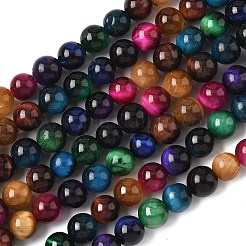 Природных тигровый глаз бисер нитей&nbsp;G-G101-6mm-6