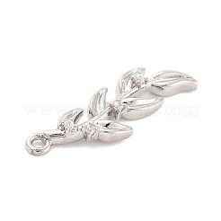 Подвески из латуни с прозрачным фианитом&nbsp;LS-KK-Z061-15P-02