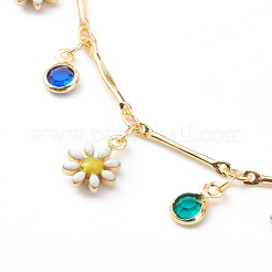 Cavigliere con charm in ottone smaltato&nbsp;AJEW-AN00395