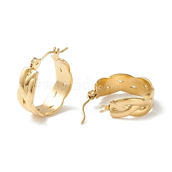 Широкие массивные серьги-кольца из нержавеющей стали 304 для женщин&nbsp;EJEW-P197-04G