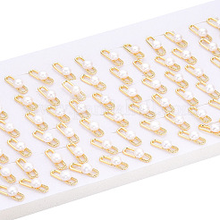 Серьги-гвоздики из натурального жемчуга с микропаве фианитами PEAR-N022-B02