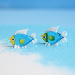 Статуэтки рыб из выдувного стекла ручной работы&nbsp;PW-WG826C2-01