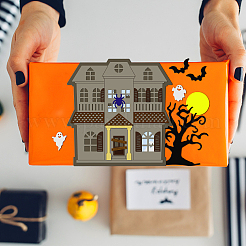 Halloween-Thema Kohlenstoffstahl Schneidwerkzeuge Schablonen&nbsp;DIY-WH0309-1186