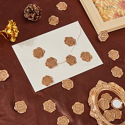 100 шт. 5 стиля алфавита клейкие восковые наклейки-печати DIY-CP0010-18