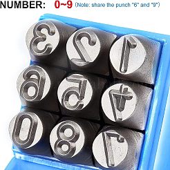 Стальные марки AJEW-WH0120-55I