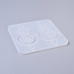 Stampi in silicone per orecchini pendenti&nbsp;X-DIY-L023-30