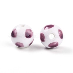 Фарфоровые бусины ручной работы PORC-N009-04D