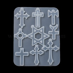 Звезда Давида и крестик кулон своими руками силиконовые Молды&nbsp;X1-SIMO-C012-05