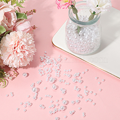 800шт 4 стиля имитация жемчуга акриловые бусины&nbsp;OACR-LT0001-01