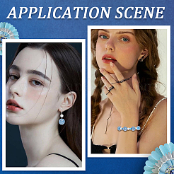 40 шт. бусины из смолы со стразами RESI-SC0005-81C