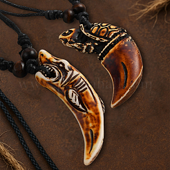 3шт 3 стиля смоляной роговой крючок для рыбалки с акулой&nbsp;NJEW-HY0001-08A