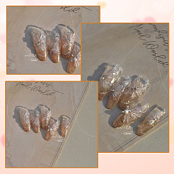 Наклейки для ногтей с рисунком бабочки&nbsp;MRMJ-WH20017-011C