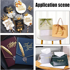 60 шт. 6-х цветная бумага для горячего тиснения фольгой формата А4 DIY-FH0006-18