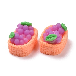 Cabochon in resina opaca a tema autunnale&nbsp;X-RESI-G029-B06