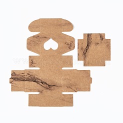 Confezione regalo di carta kraft creativa pieghevole rettangolare&nbsp;CON-B002-05B-02