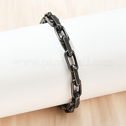 Браслеты-цепочки из нержавеющей стали 304 для женщин и мужчин BJEW-Z143-29AS