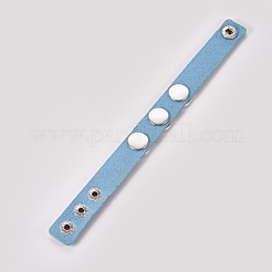 Bracelets de cordon imitation cuir&nbsp;BJEW-WH0009-05E