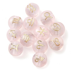 12 pz perle di vetro trasparenti&nbsp;GLAA-Q001-03A
