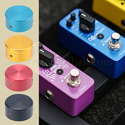 4 коробка двухцветных алюминиевых чехлов для гитарных педалей&nbsp;FIND-CN0002-23