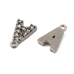 Buchstabe 304 Edelstahl Strass Charms&nbsp;STAS-H240-24A-P