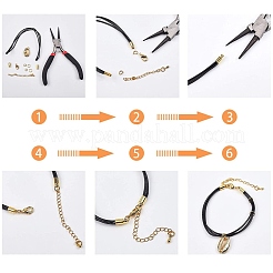 Ионное покрытие (IP) наконечники шнура из нержавеющей стали 304 STAS-M242-08