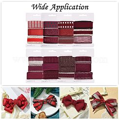 Ruban polyester 9 yards 3 styles&nbsp;SRIB-A014-A02