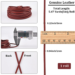 5м шнуры из коровьей кожи для поделок своими руками&nbsp;WL-GF0001-25A-04