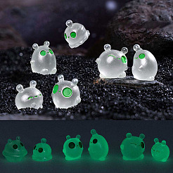 Светящаяся непрозрачная смола и демонстрационный декор DJEW-N004-14