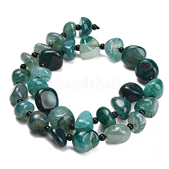 Chapelets de perles veines de dragon en agate naturelle&nbsp;GG-L001-I01-01C