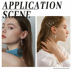 12шт 2 стильные латунные подвески из кубического циркония KK-SC0003-24