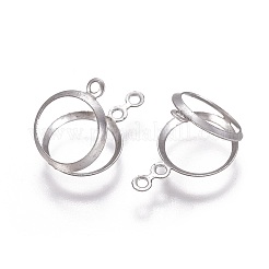 Подвеска-кабошон из хирургической нержавеющей стали 316 X-STAS-I118-01P-01