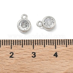 Латунь с подвесками из прозрачного кубического циркония&nbsp;KK-I476-12P