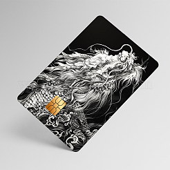 Пластиковые водонепроницаемые наклейки для карточек STIC-WH0032-093