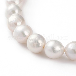 Collane con perle di perle keshi naturali barocche&nbsp;NJEW-JN03295
