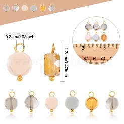 Подвески из гальванического стекла&nbsp;PALLOY-YW00145-01