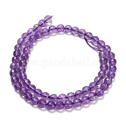 Природный аметист нитей бисера&nbsp;G-H329-D01-6mm