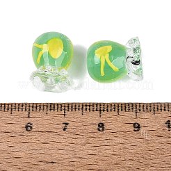 Perles de verre filées à la main à l'intérieur de la fleur&nbsp;LAMP-Q039-13E